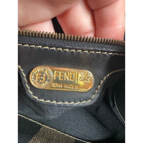 Fendi Striped Pequin Sling Bag Backpack - Picture 6 of 8